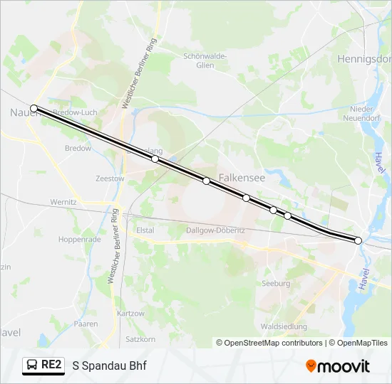 RE2 Bus Line Map