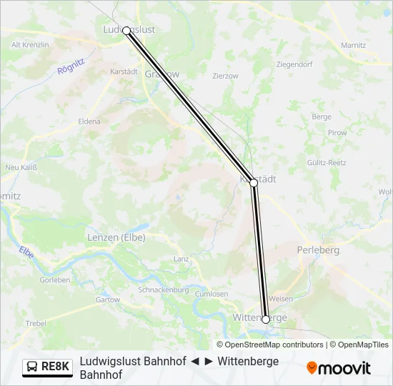 RE8K Bus Line Map