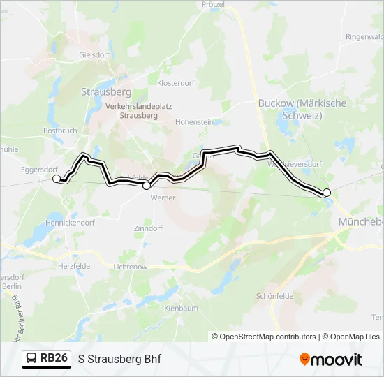 RB26 Bus Line Map