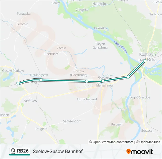 RB26 Train Line Map