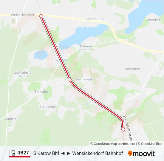 RB27 Train Line Map