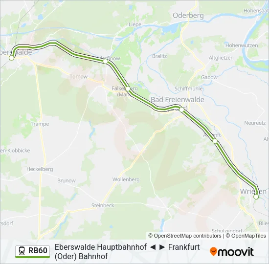 RB60 Train Line Map