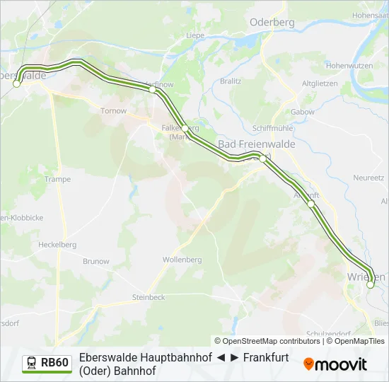 RB60 Train Line Map