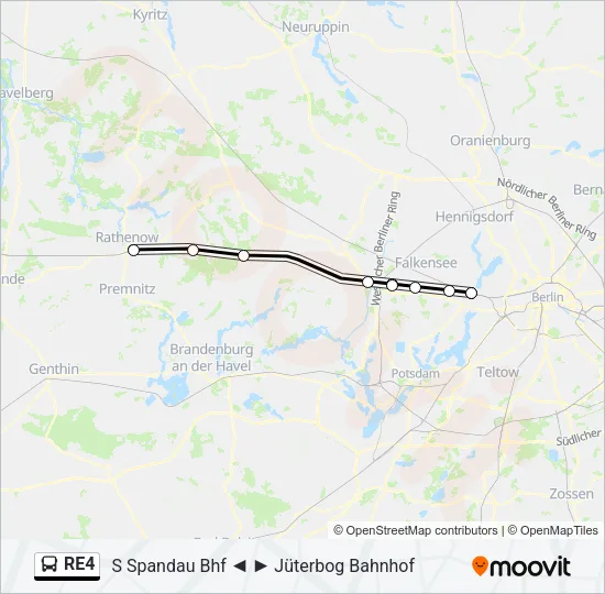 RE4 Bus Line Map