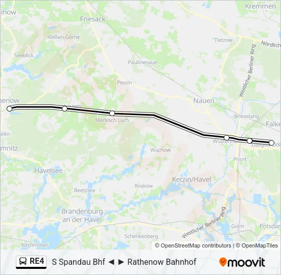 RE4 Bus Line Map
