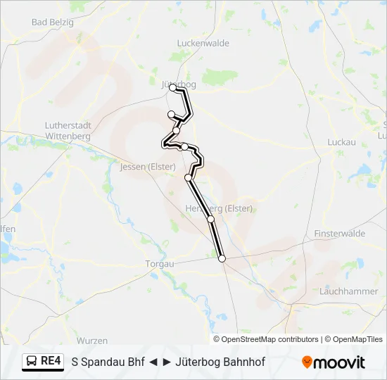 RE4 Bus Line Map