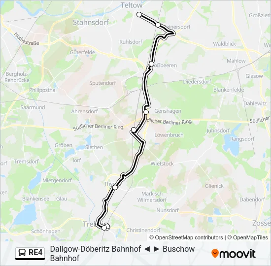 RE4 Bus Line Map