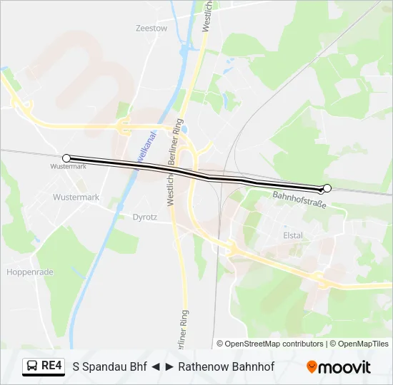 RE4 Bus Line Map