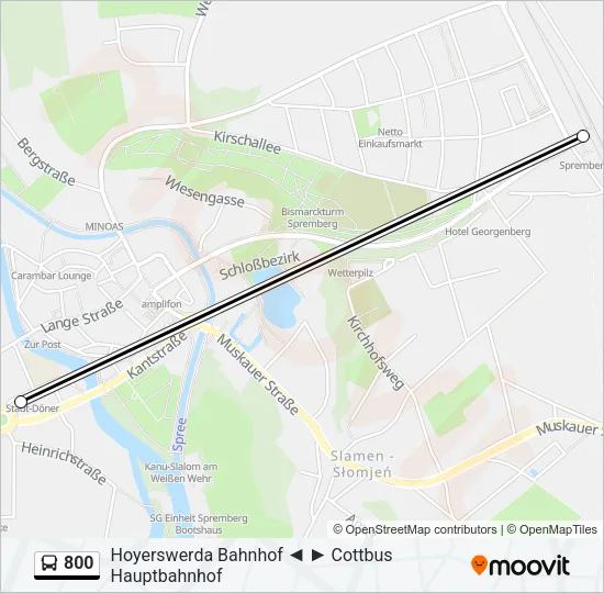 800 Bus Line Map
