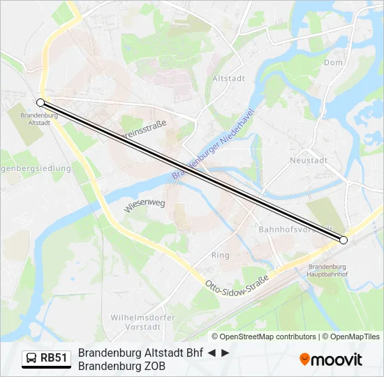 RB51 Bus Line Map