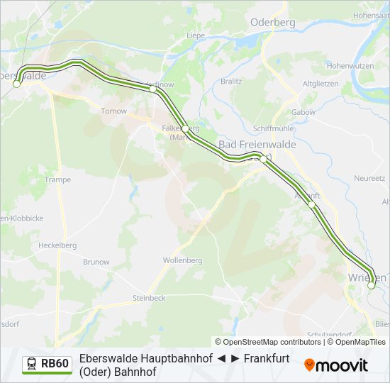 RB60 Train Line Map