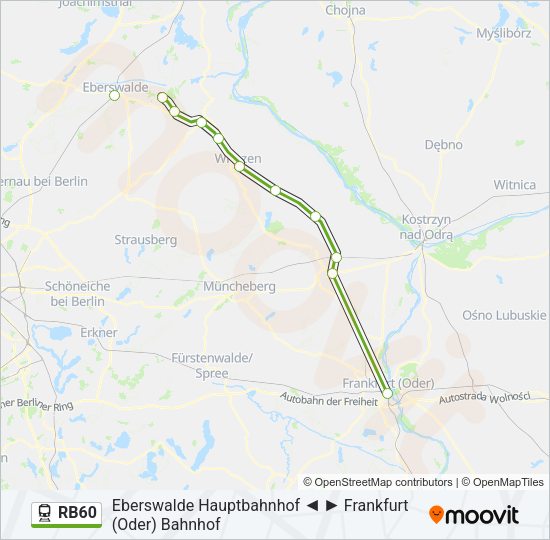 RB60 Train Line Map