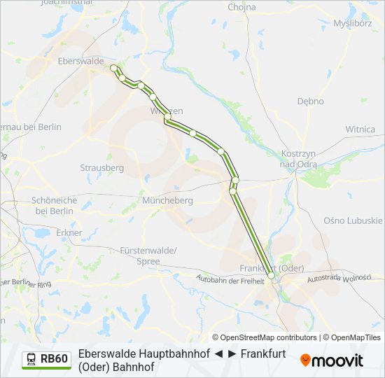 RB60 Train Line Map