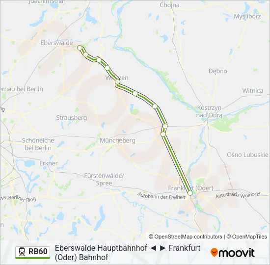 RB60 Train Line Map