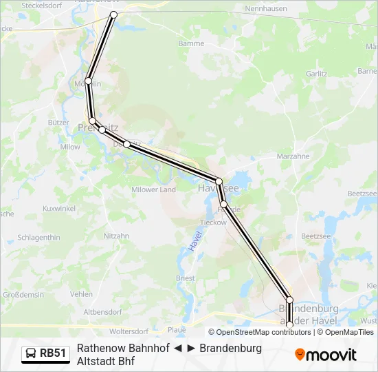 RB51 Bus Line Map