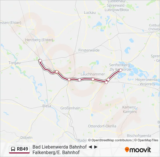 RB49 Bus Line Map