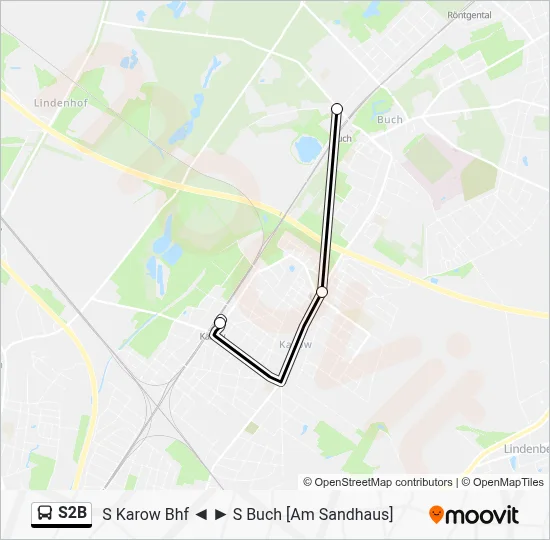 S2B Bus Line Map