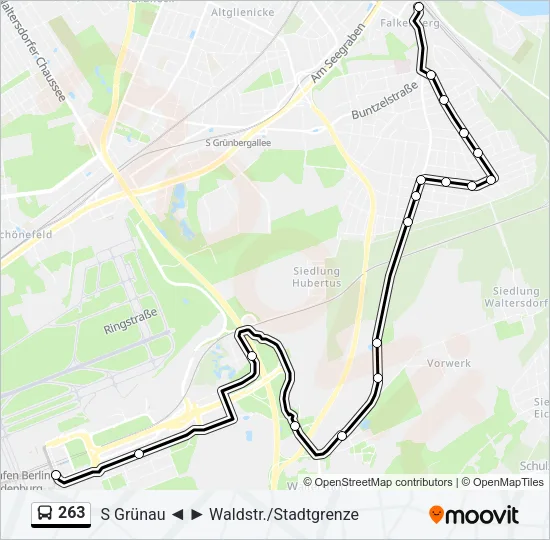 263 Bus Line Map