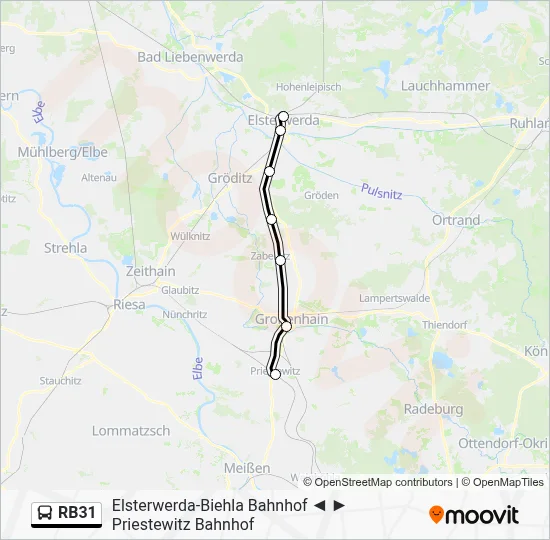 RB31 Bus Line Map