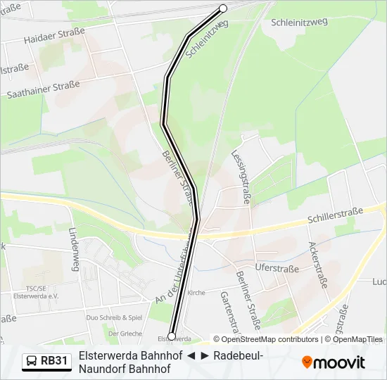 RB31 Bus Line Map