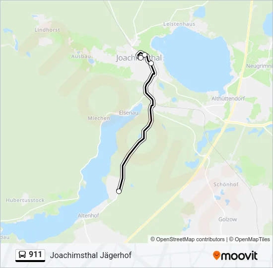 911 Bus Line Map