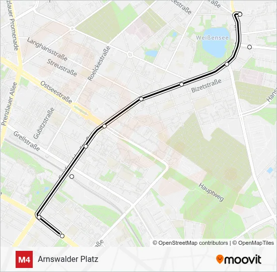 M4 Light Rail Line Map