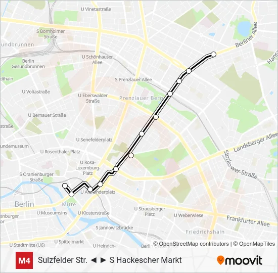 M4 Light Rail Line Map