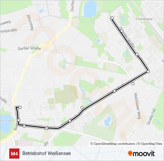 M4 light rail Line Map