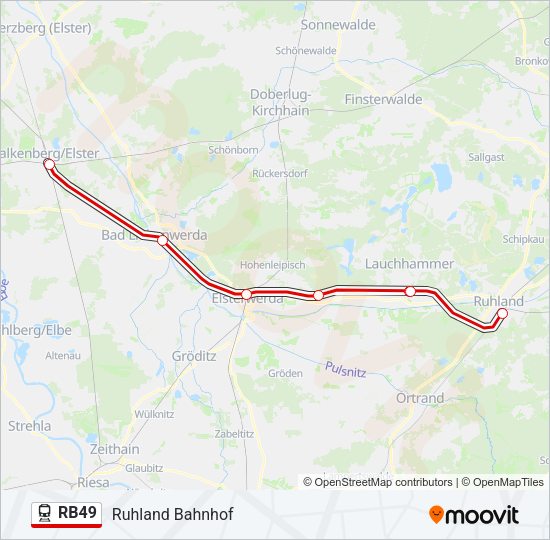 RB49 Train Line Map