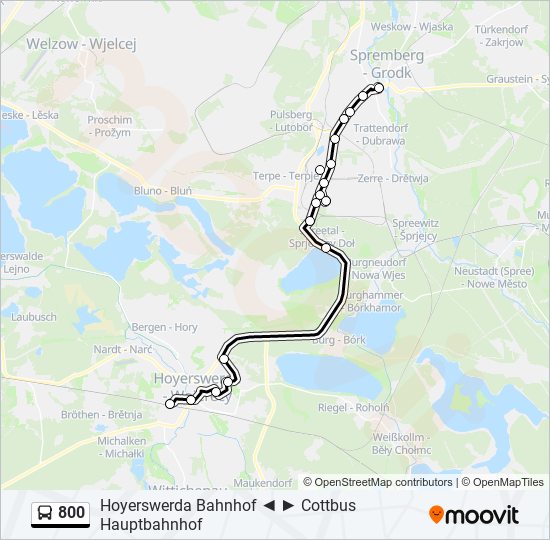 800 bus Line Map