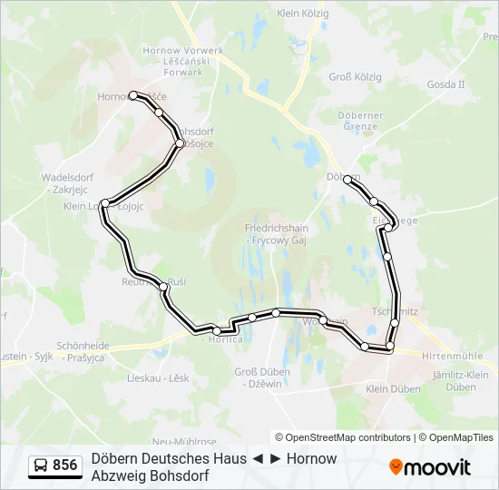 856 Bus Line Map