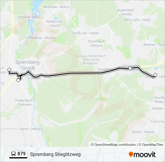 879 Bus Line Map