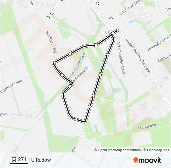 271 Bus Line Map