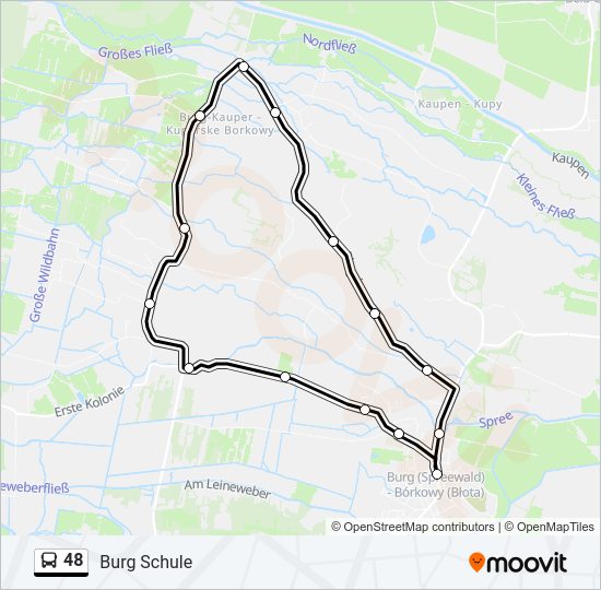 48 bus Line Map