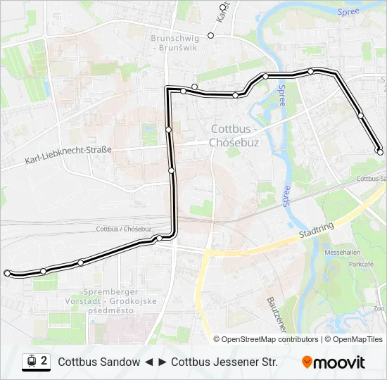2 Light Rail Line Map