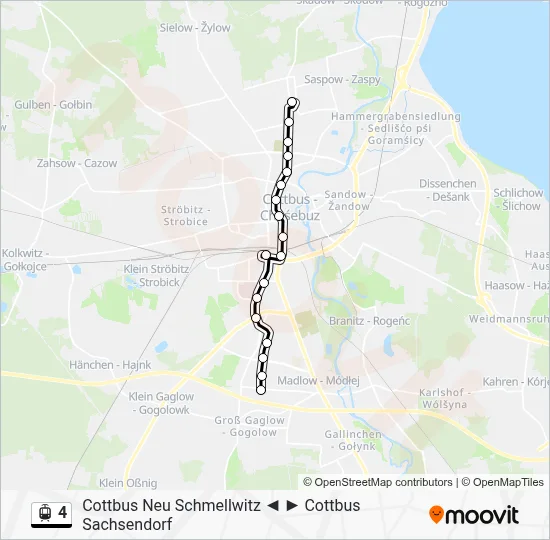 4 Light Rail Line Map
