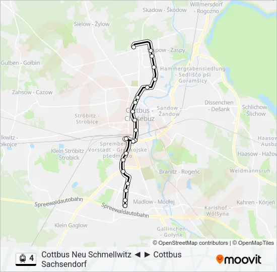 4 Light Rail Line Map