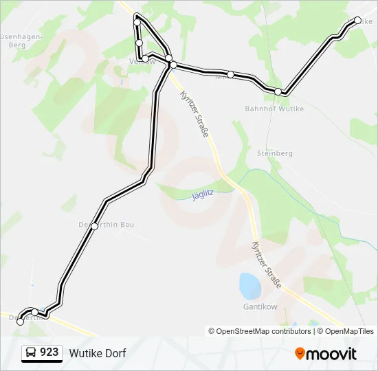 923 Bus Line Map