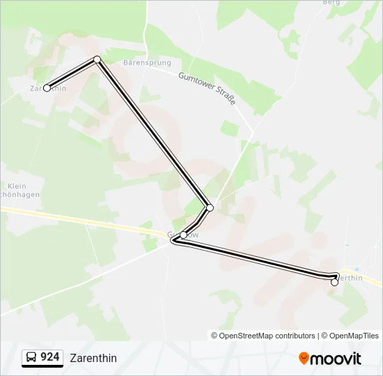 924 Bus Line Map