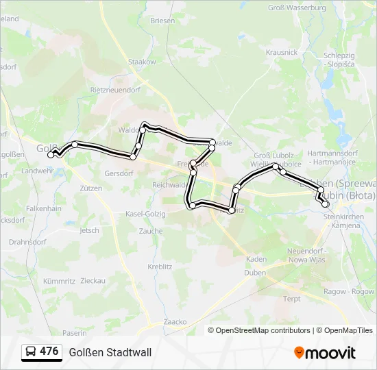 476 Bus Line Map