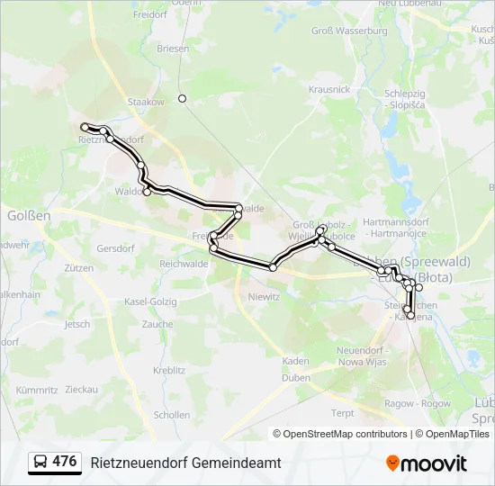 476 Bus Line Map