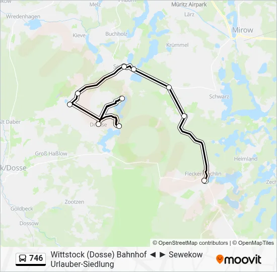 746 Bus Line Map