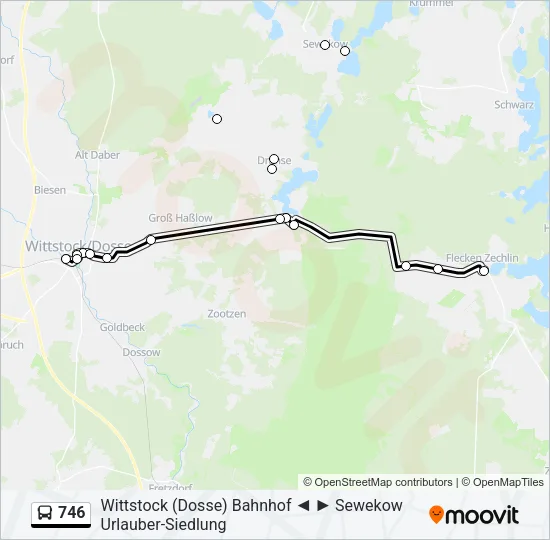 746 Bus Line Map