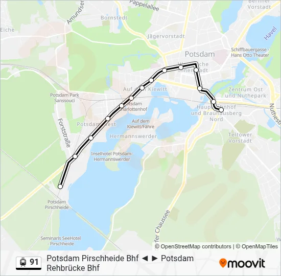 91 Light Rail Line Map
