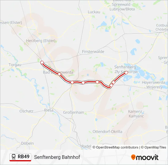 RB49 Train Line Map