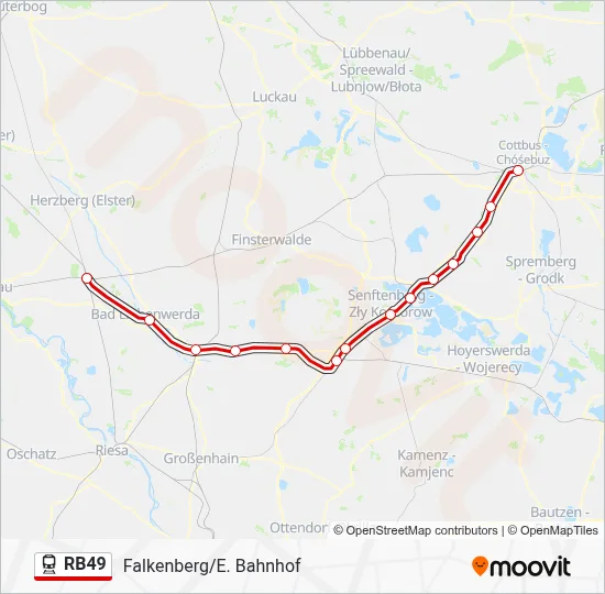 RB49 Train Line Map