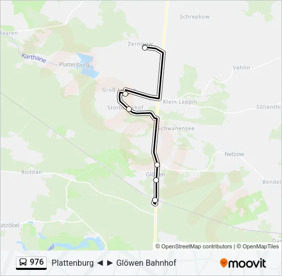 976 Bus Line Map