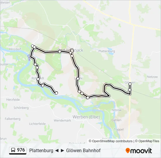 Bus 976 Route Map 976 Route: Schedules, Stops & Maps - Abbendorf Mitte (Updated)