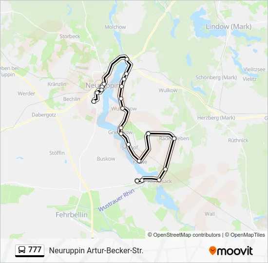 Автобус 777: карта маршрута