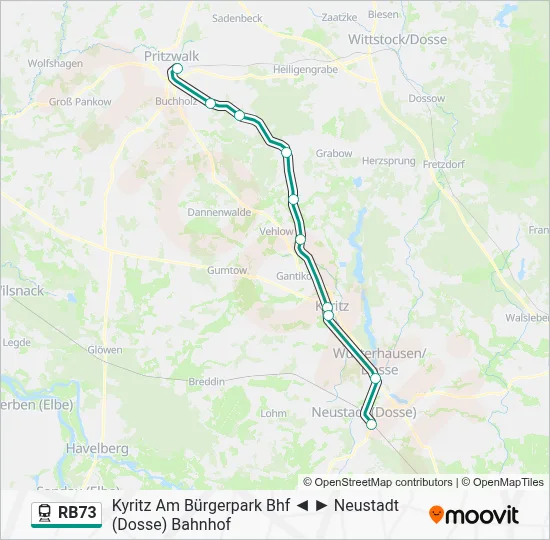 RB73 Train Line Map